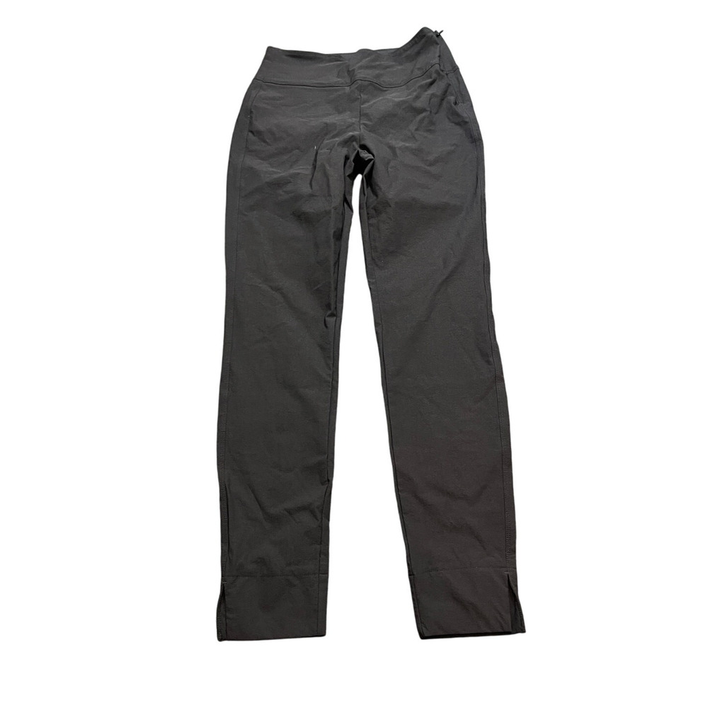 Athleta Black Wander Ankle Pants Slim Travel Lifestyle Black Womens 4 Athletic